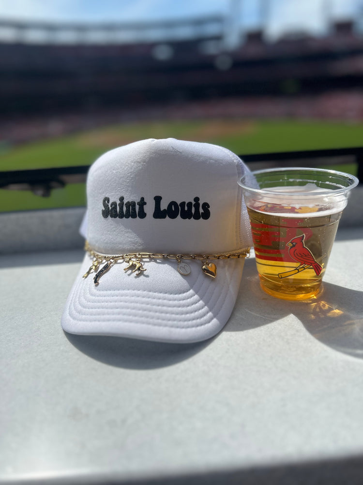 Simple Saint Louis trucker hat