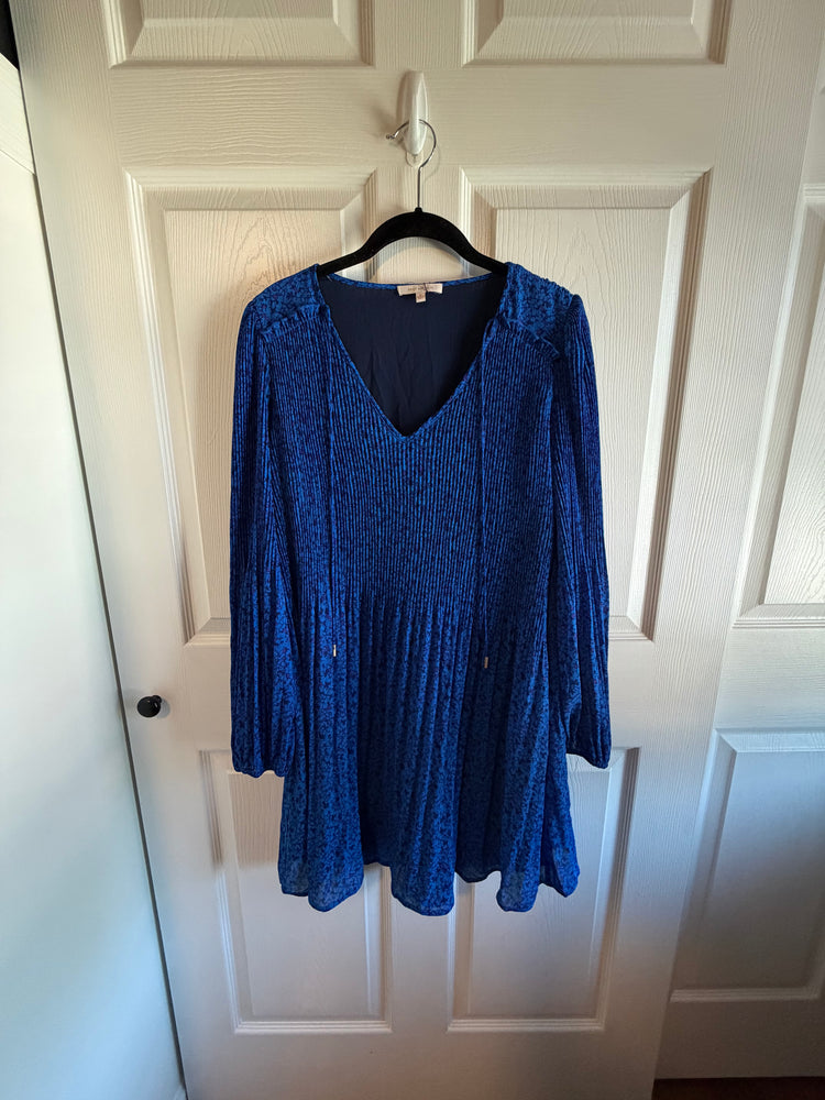 Skies Are Blue Floral pleated dress