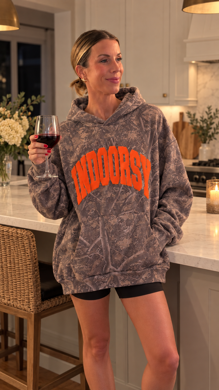 Puff 'Indoorsy' Camo Hoodie