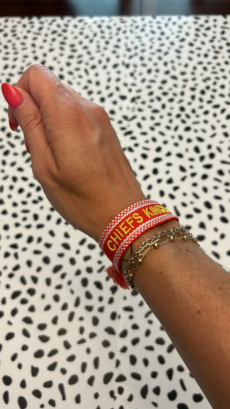 Chiefs Kingdom Friendship Bracelet