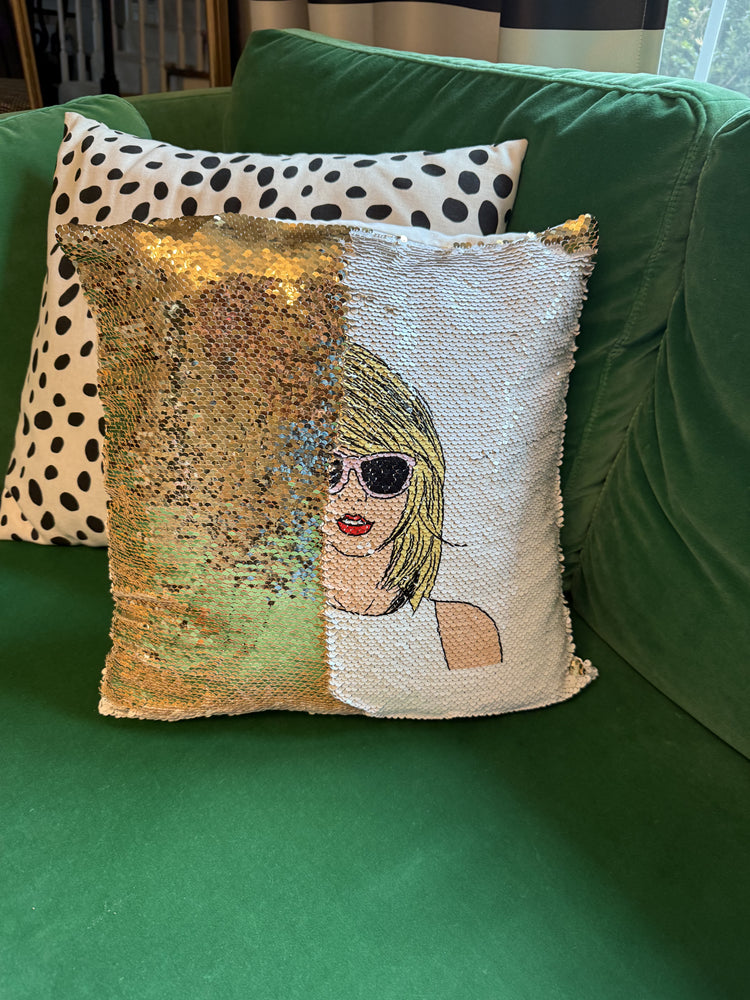Taylor Swift flip pillowcase
