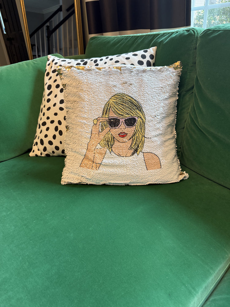 Taylor Swift flip pillowcase
