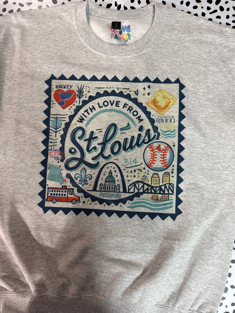 Retro Saint Louis Stamp Icons