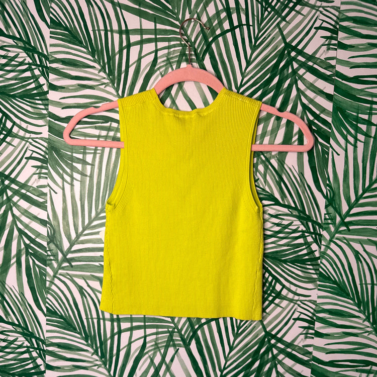 Oliveaceous Citrus Sweater Top – Size M