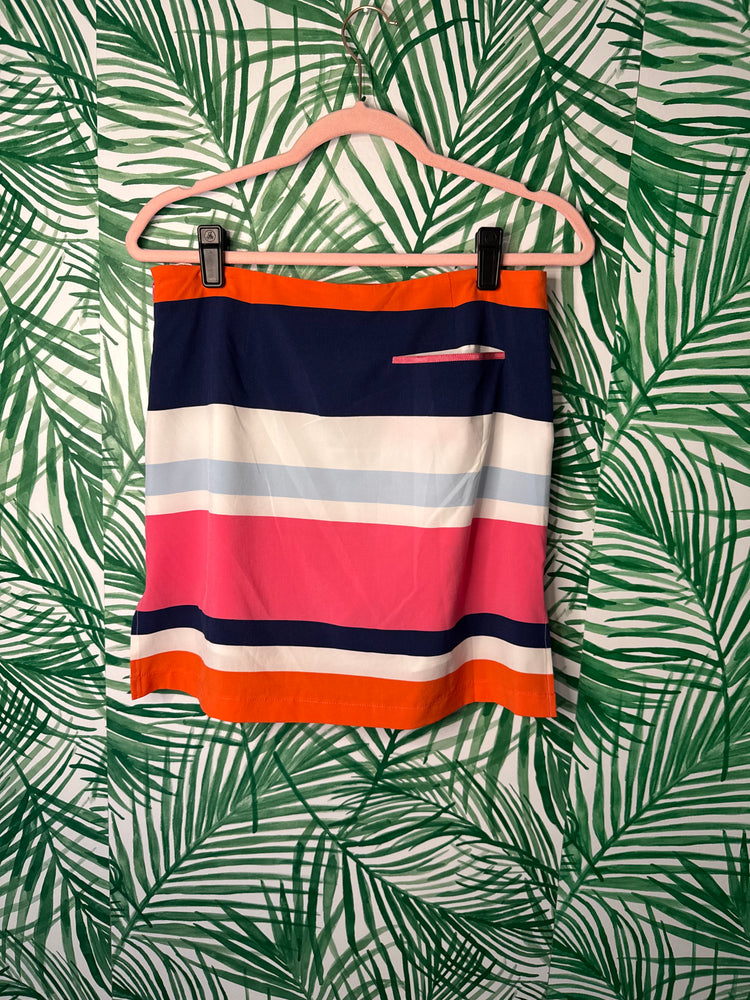 Golftini Striped Athletic Skort – Size 2L (Never Worn)