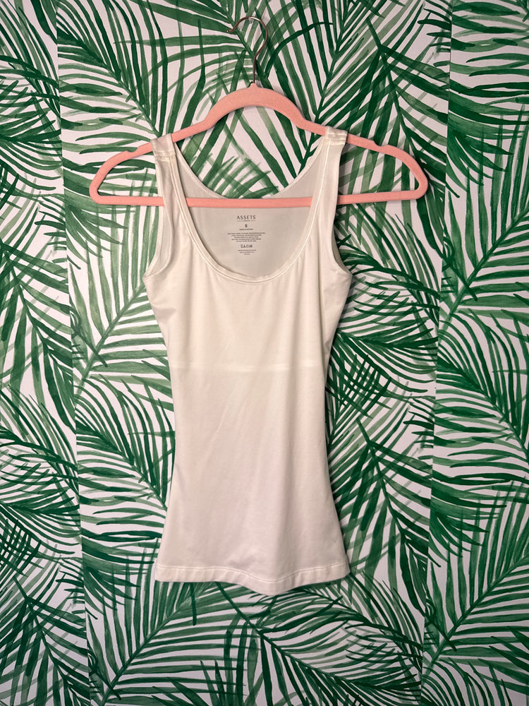 Spanx Assets White Shaping Tank – Size Small (2 available)