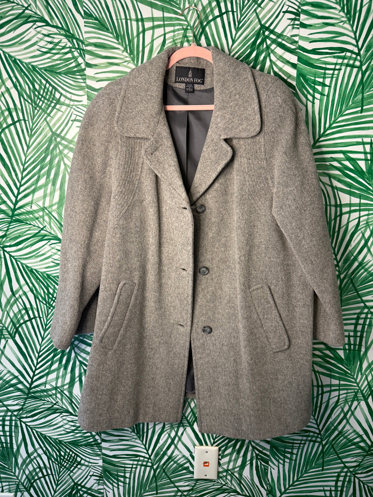 Vintage London Fog Wool Coat – Size 22W (Oversized Fit)
