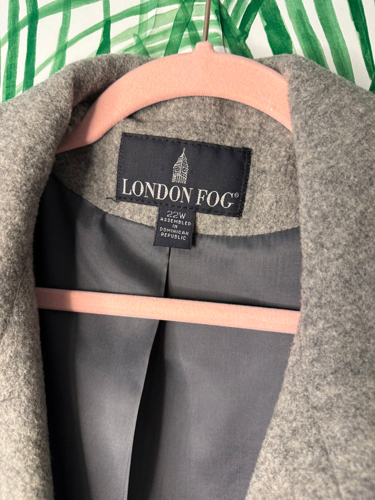 Vintage London Fog Wool Coat – Size 22W (Oversized Fit)