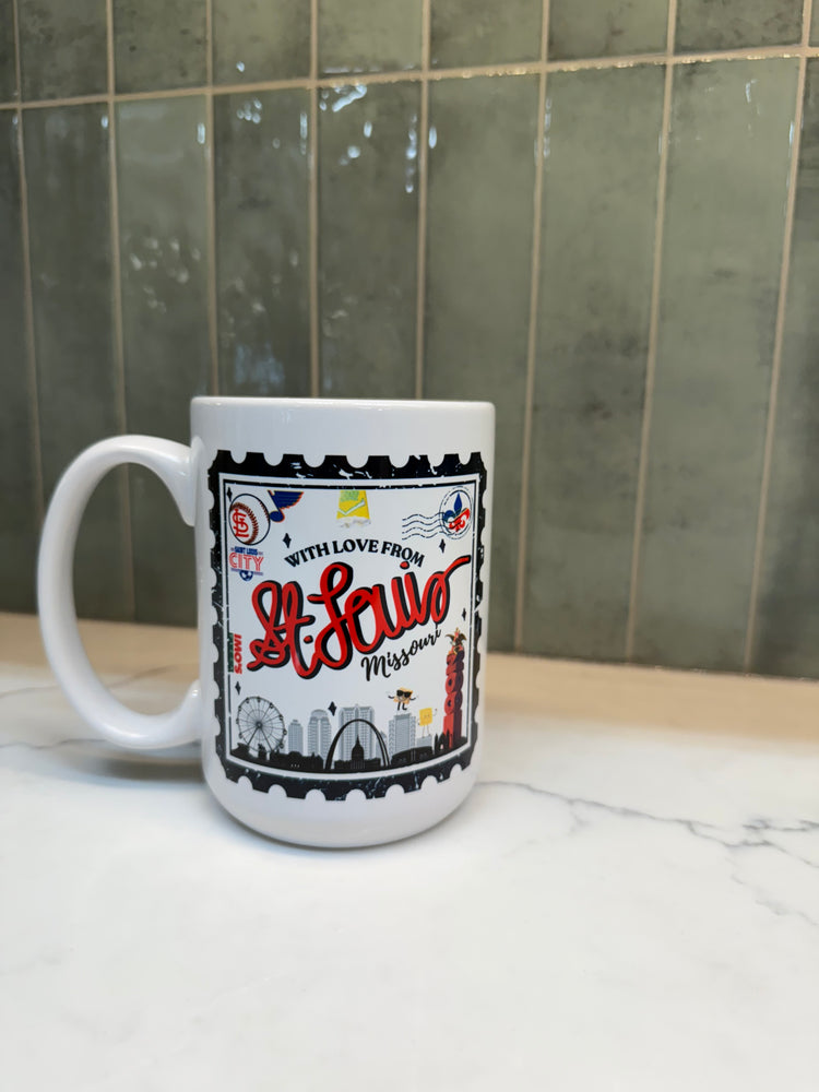 Saint Louis Stamp Icons Coffee Mug