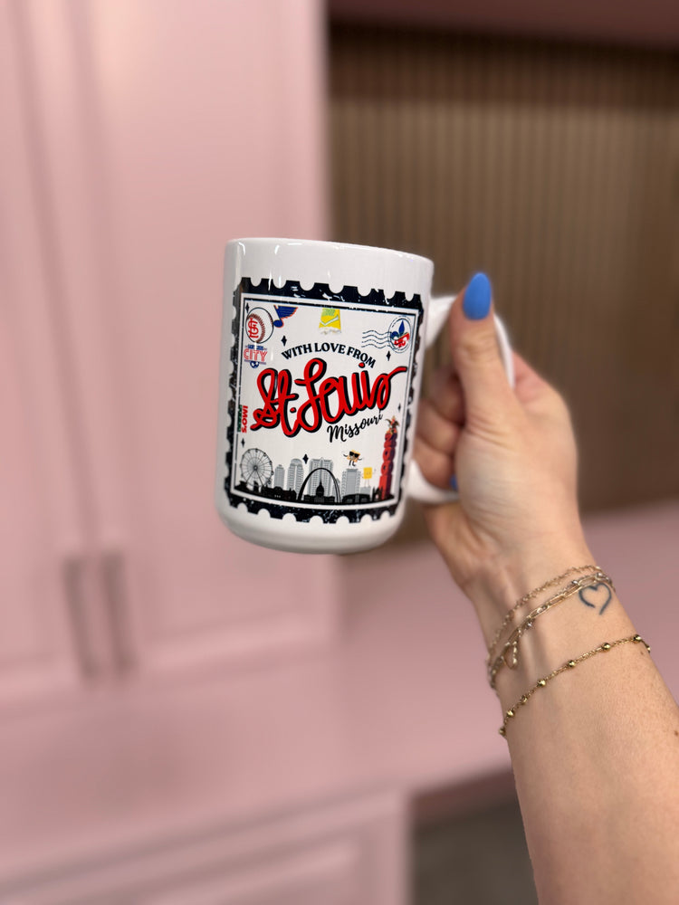Saint Louis Stamp Icons Coffee Mug