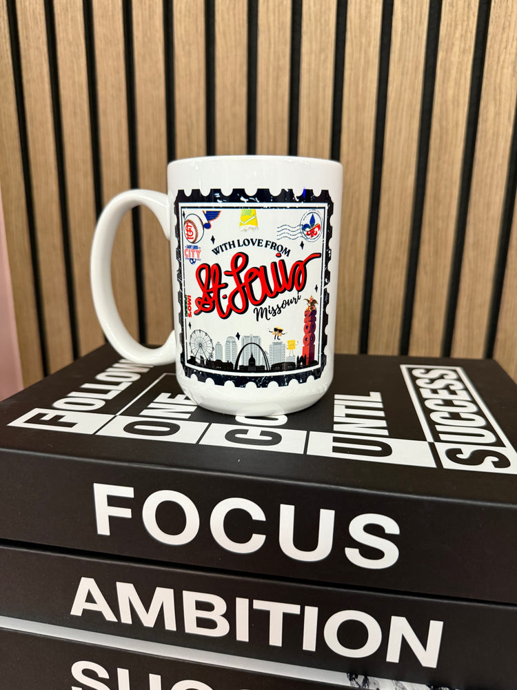 Saint Louis Stamp Icons Coffee Mug