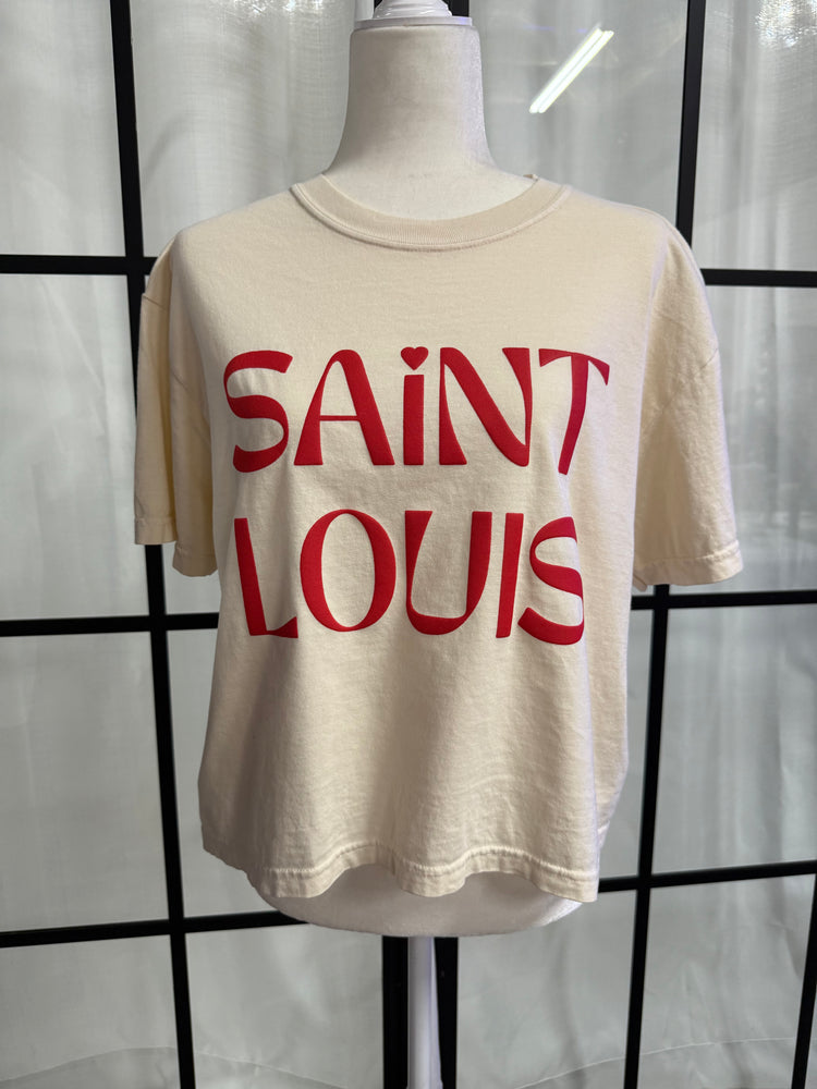 Saint Louis Cream Puff Crop Tee