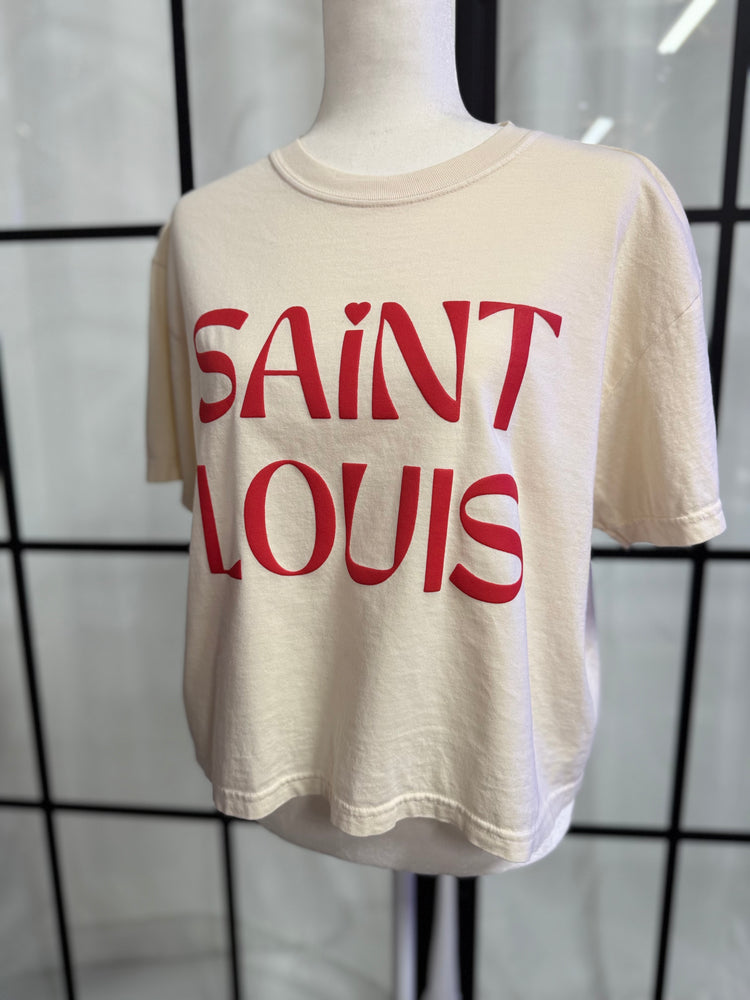 Saint Louis Cream Puff Crop Tee