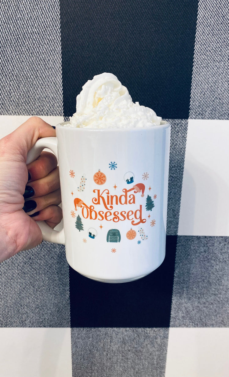 Kinda Obsessed Holiday Coffee Mug