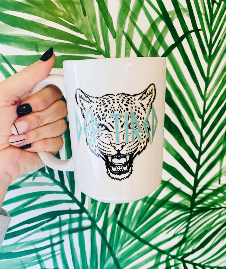 Def Tired Tiger Coffee Mug