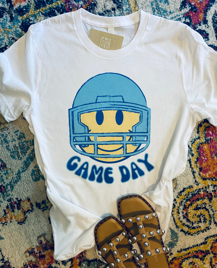 Helmet Smiley - Blue