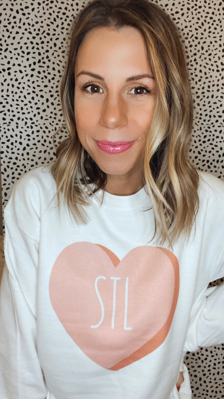 Candy Heart STL Crewneck