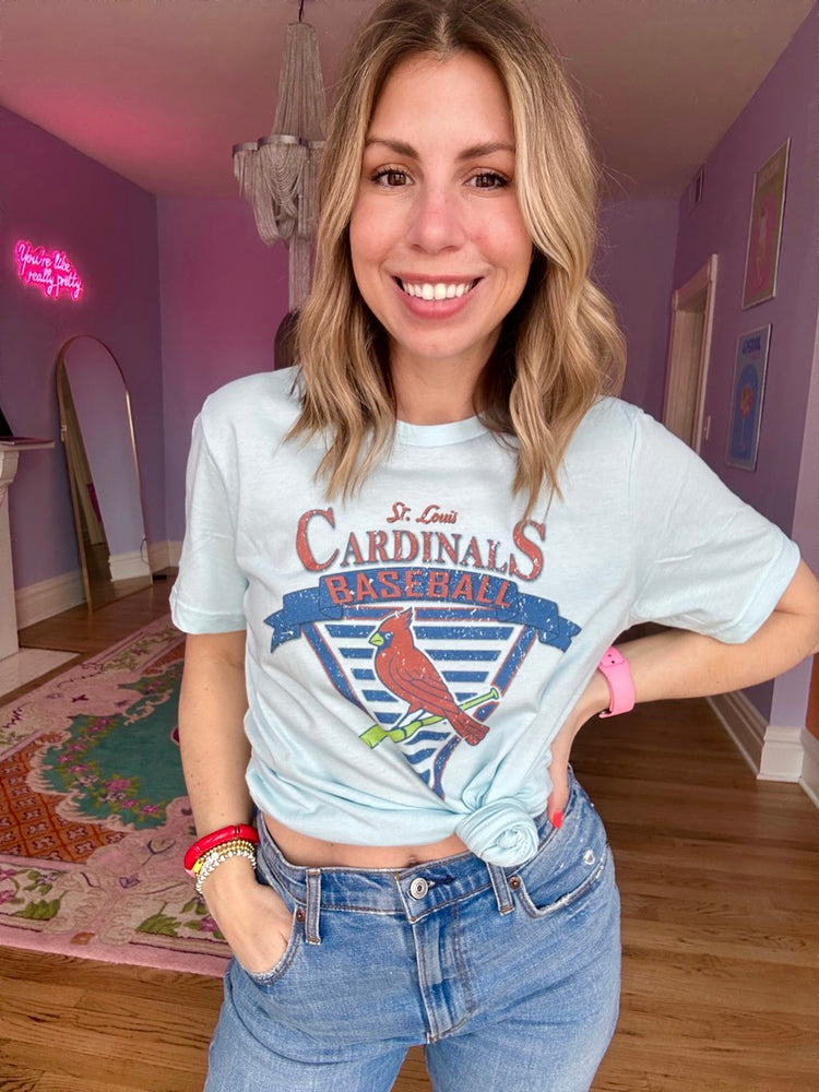 Distressed Retro Cardinals