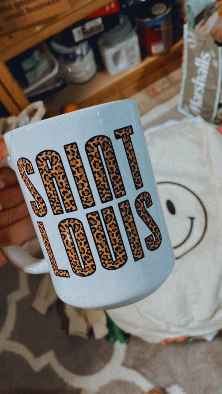 Leopard Saint Louis Coffee Mug