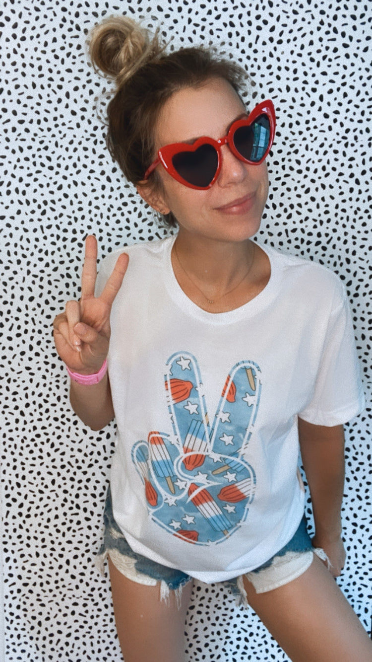 Summer Popsicle bomb pop but make it patriotic