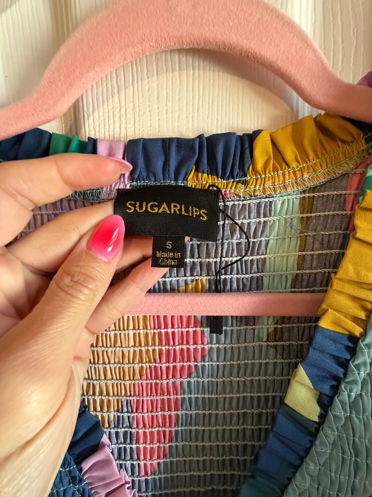 Sugar Lips Abstract Maxi Dress