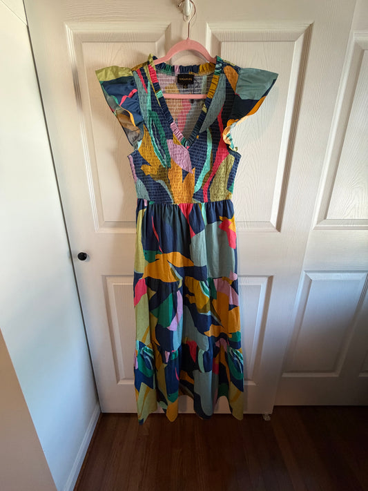 Sugar Lips Abstract Maxi Dress