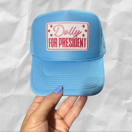 Dolly for President trucker hat