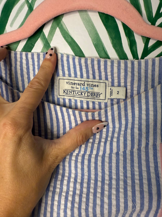 Vineyard Vines Seersucker Shift Dress – Size 2