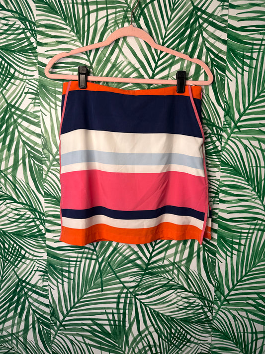 Golftini Striped Athletic Skort – Size 2L (Never Worn)