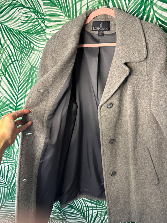 Vintage London Fog Wool Coat – Size 22W (Oversized Fit)