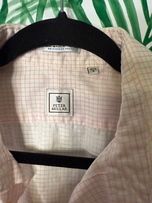 Peter Millar Micro-Check Button Down