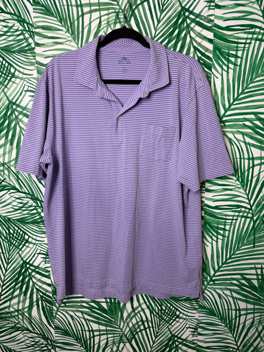 Peter Millar Striped Performance Polo