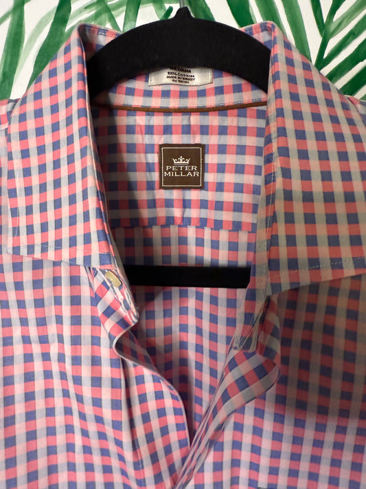 Peter Millar Plaid Button Down