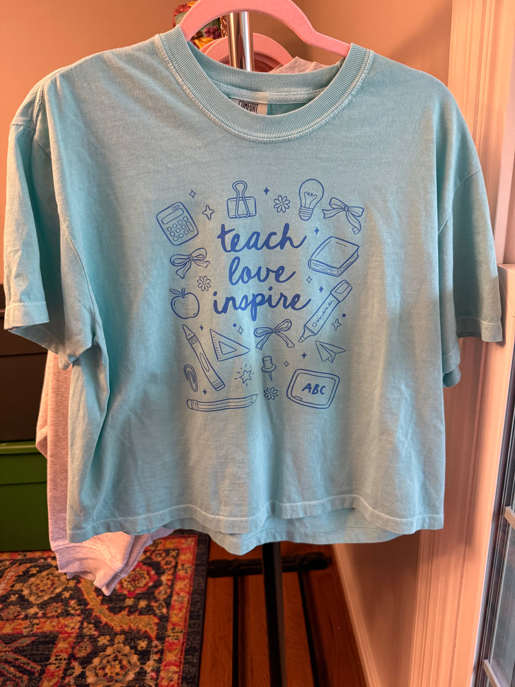Teach, love, inspire Teacher Crop