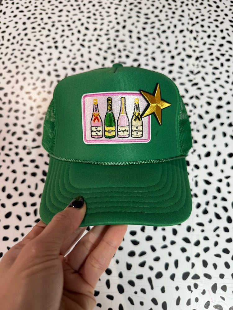 Champagne trucker hat