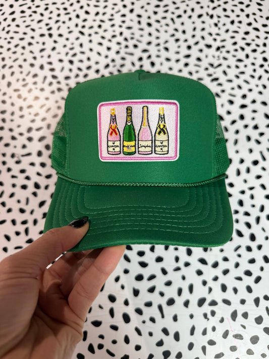 Champagne trucker hat