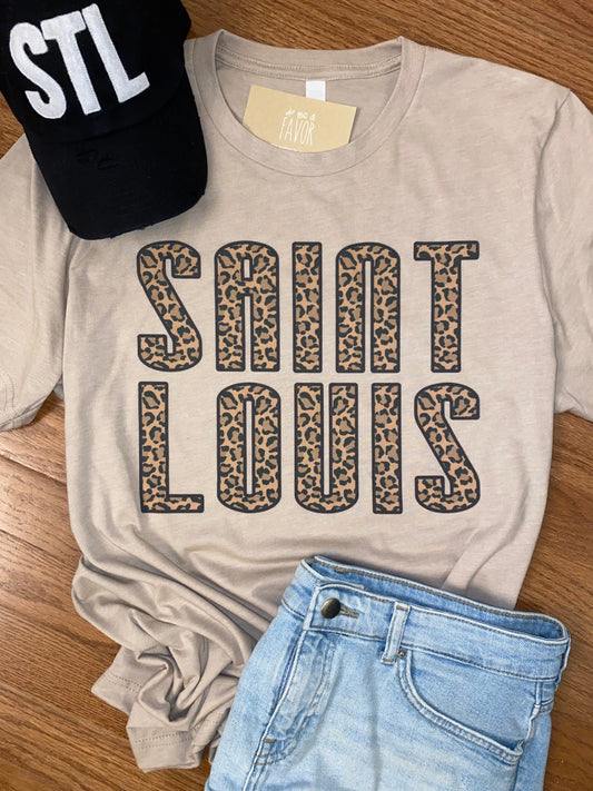 Leopard Saint Louis T-shirt