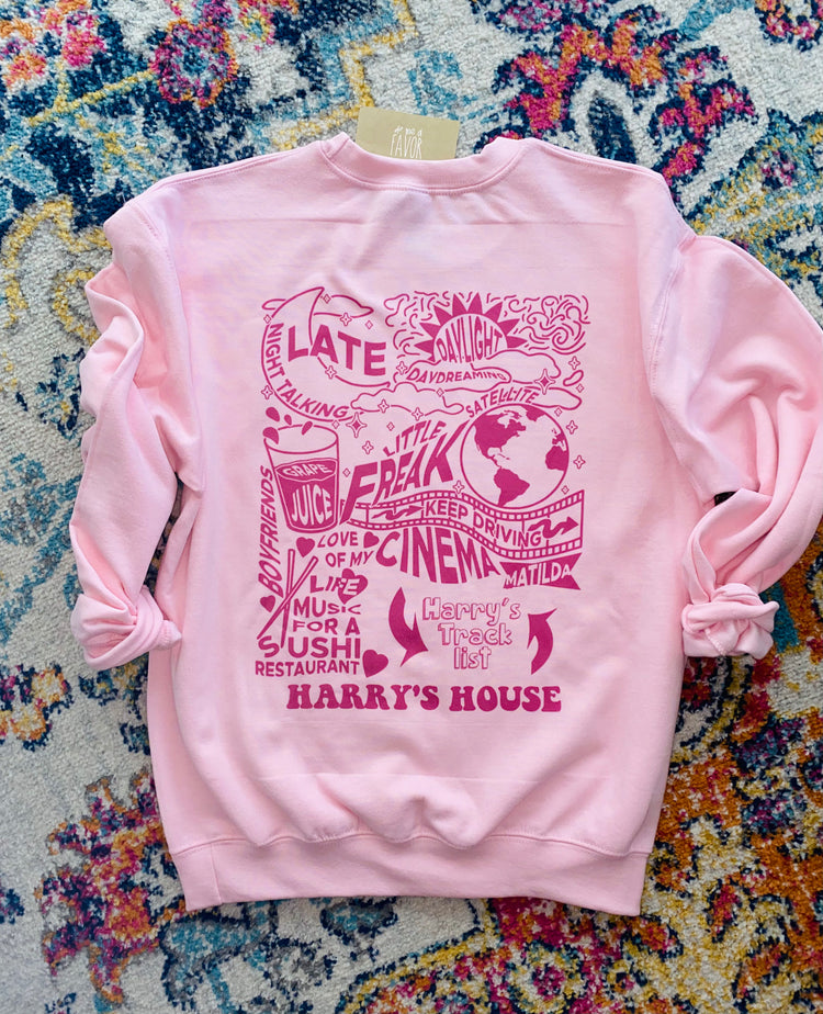 Harry’s House tracklist sweatshirt